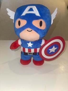 Universal Studios Marvel Captain America Plush Toy with Shield